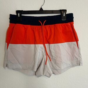 Athleta Oahu Colorblock Shorts Sz 8